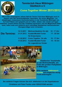 ComeTogether Plakat Winter 2011/2012